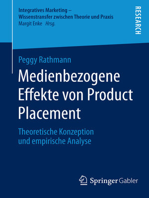 cover image of Medienbezogene Effekte von Product Placement
